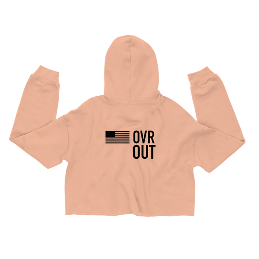 American Woman Crop Hoodie - OVR & OUT