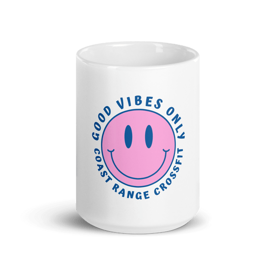 Coast Range CrossFit Good Vibes Mug In White - OVR & OUT