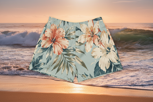 Coastal Surf Shorties Flat Lay Beach Overlay