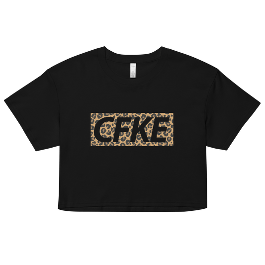 CrossFit KE Leopard Women’s crop top - OVR & OUT
