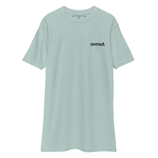 EST 2018 heavyweight tee - OVR & OUT