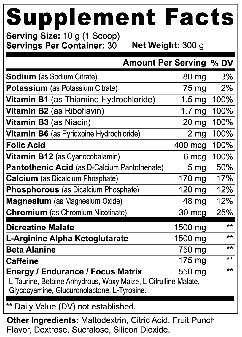 Primate Pre-Workout - OVR & OUT