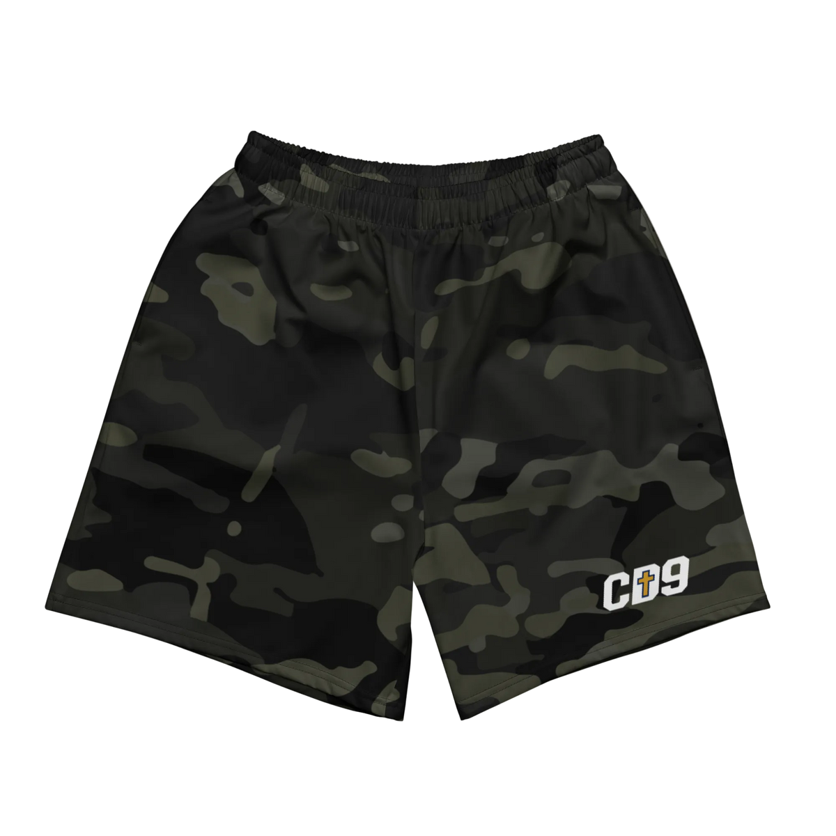Cooper Drews Multi Black Shorts, front view