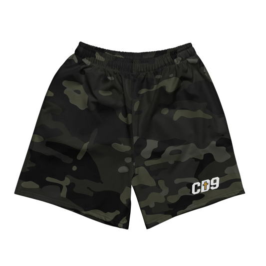 Cooper Drews Multi Black Shorts, front view
