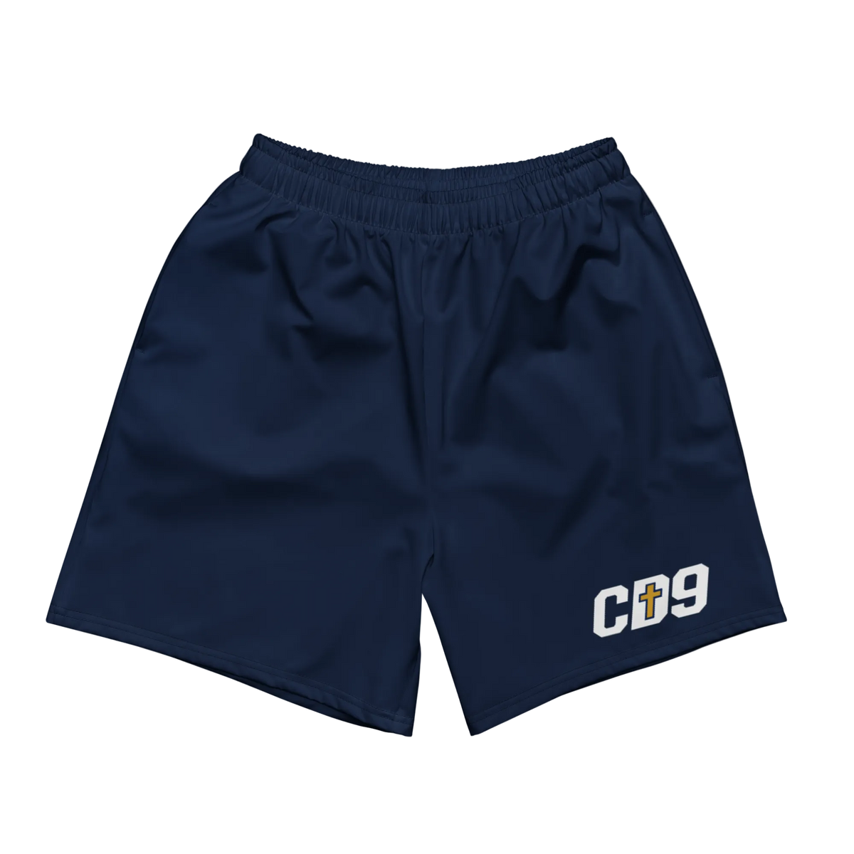 Cooper Drews Navy Shorts, front view