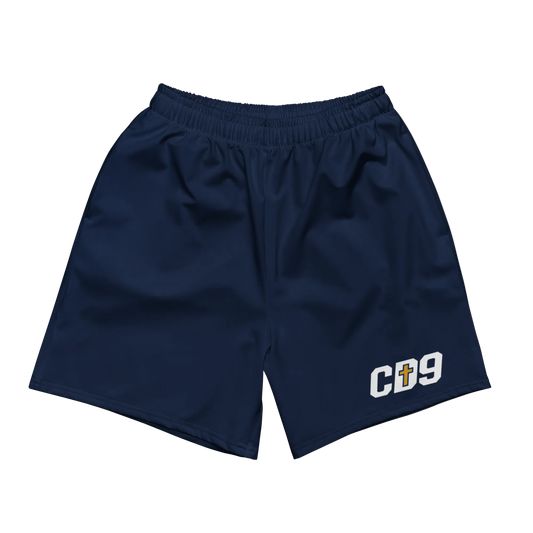 Cooper Drews Navy Shorts, front view