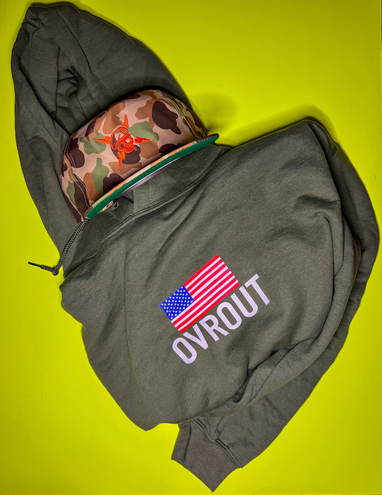 Flag Hoodie - OVR & OUT
