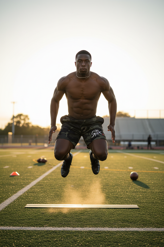 Isaiah Thacker Multi Black Shorts