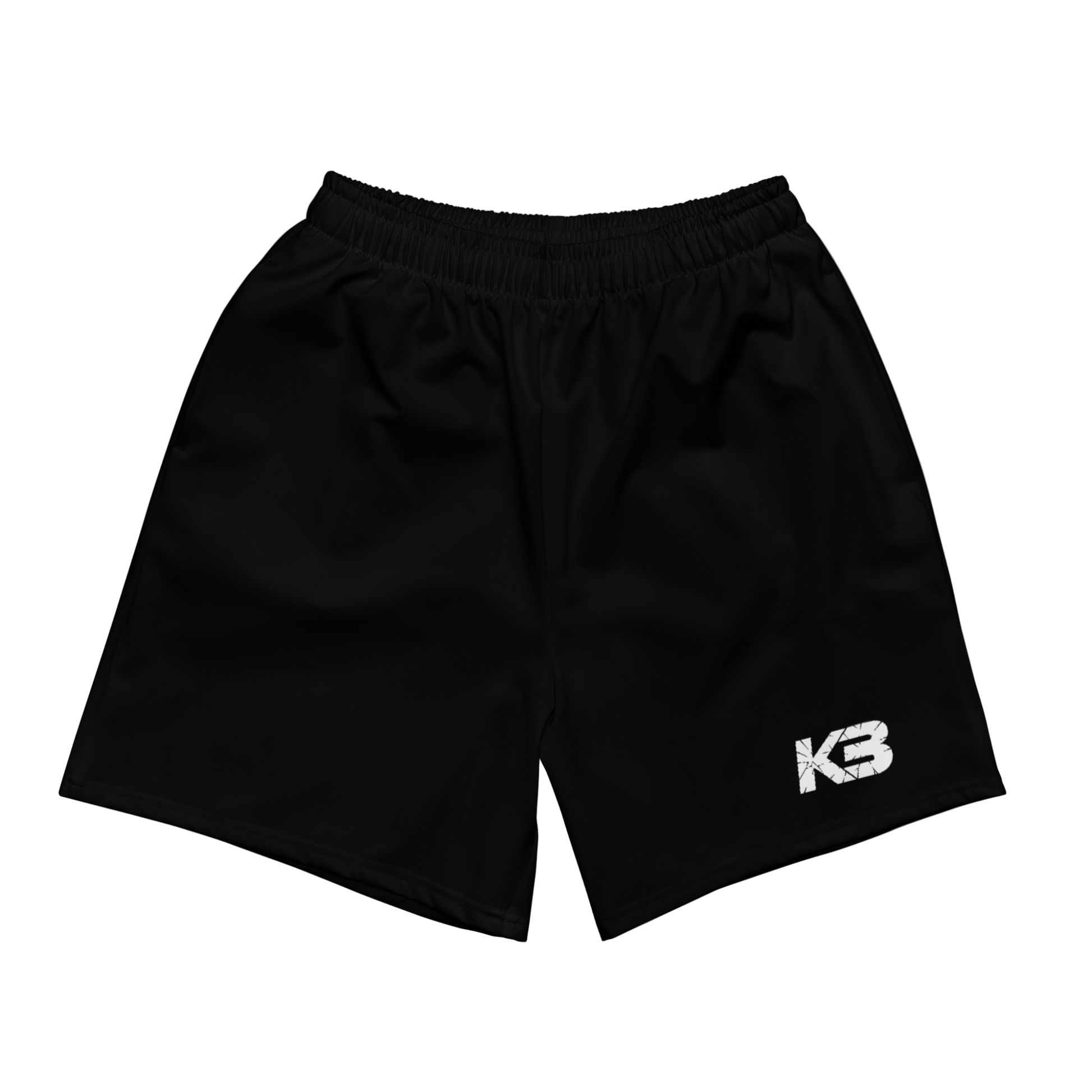 K3 black workout shorts