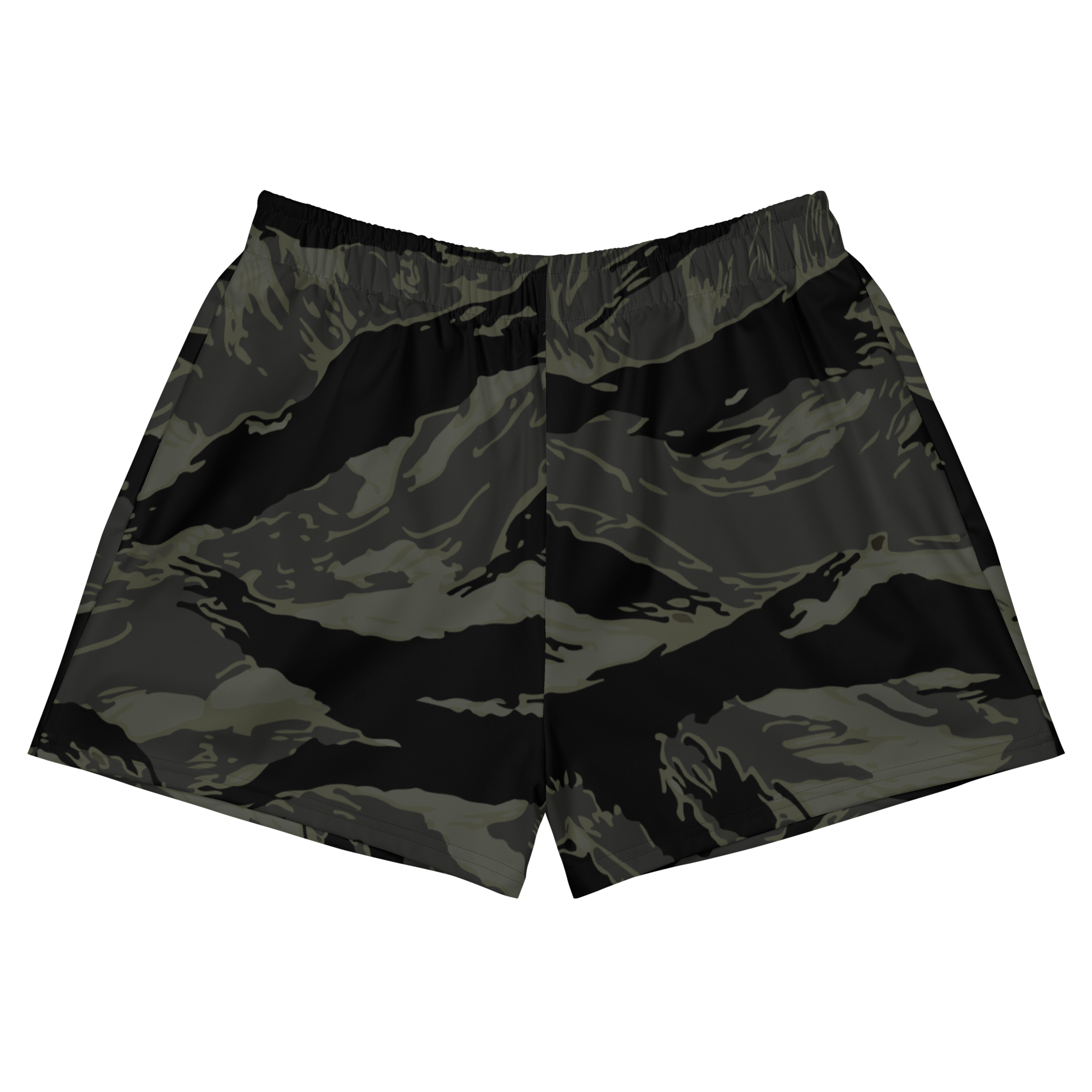Women’s Black Tiger Stripe Shorts - OVR & OUT