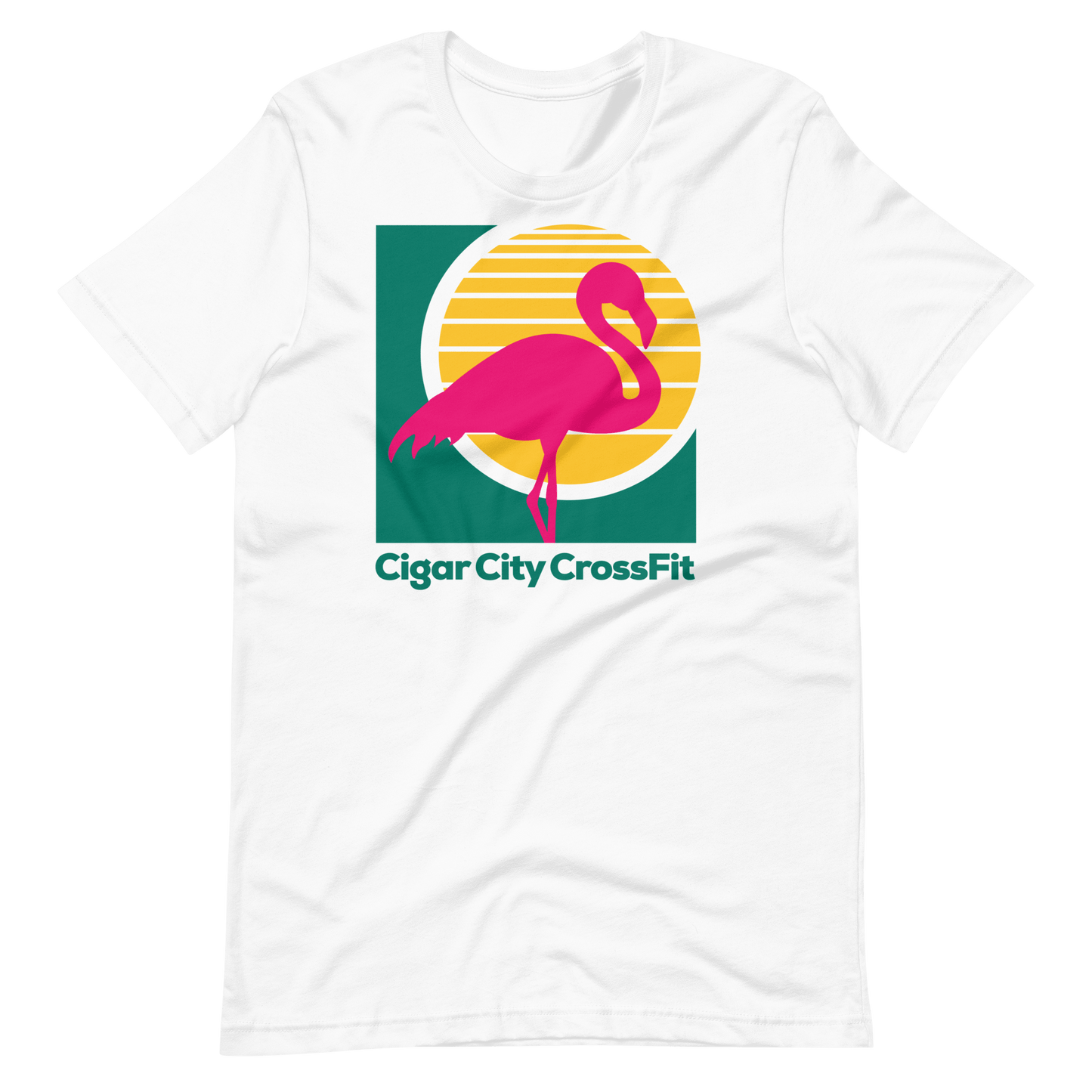 Cigar City CrossFit Flamingo t - shirt - OVR & OUT