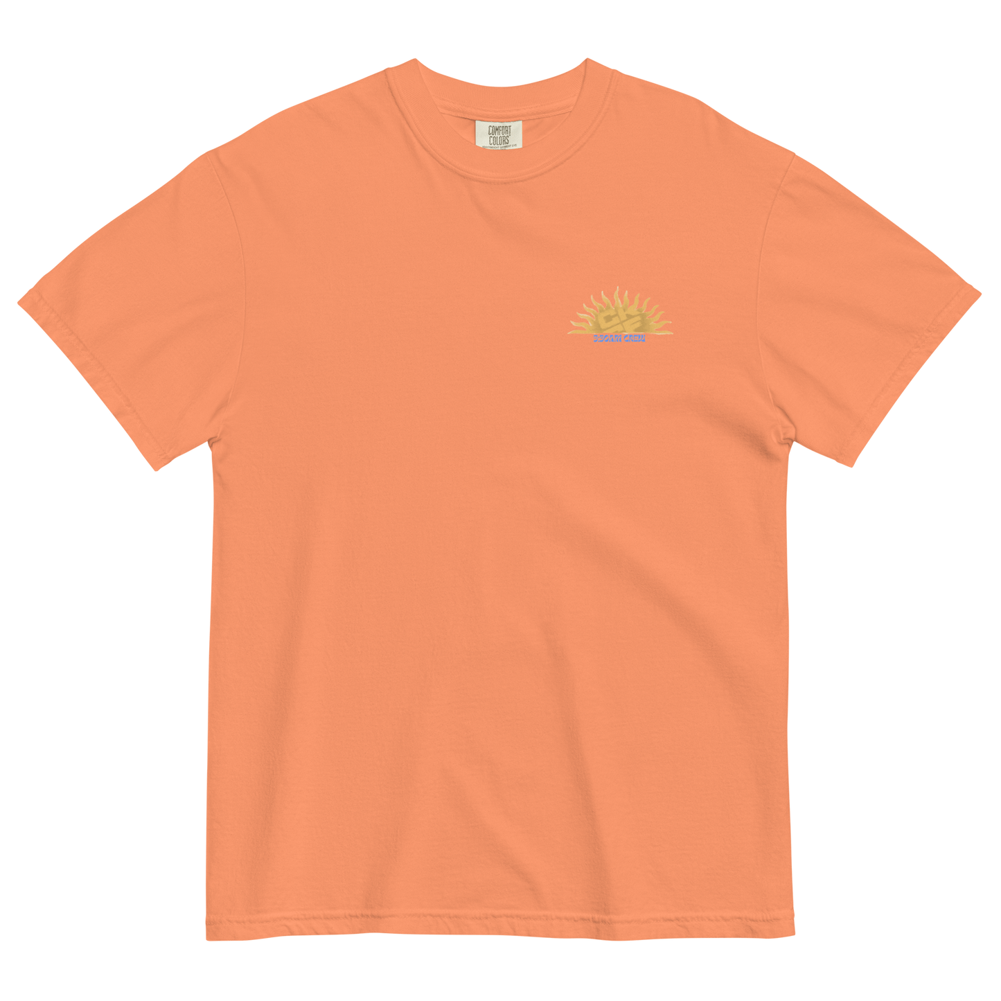 Coast Range 5:30am Crew heavyweight t-shirt - OVR & OUT