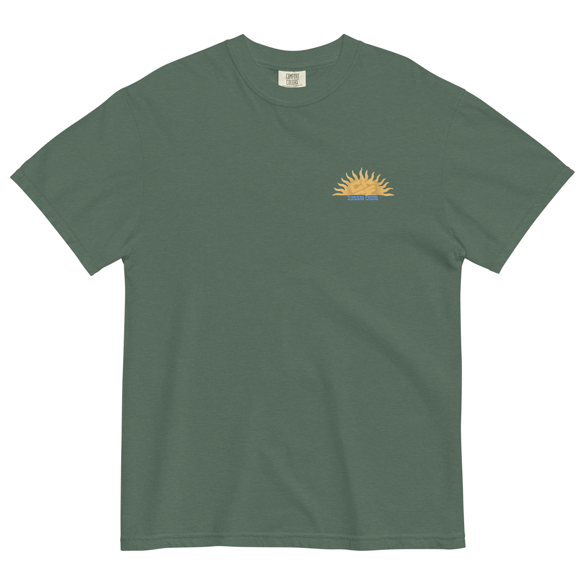 Coast Range 5:30am Crew heavyweight t-shirt - OVR & OUT