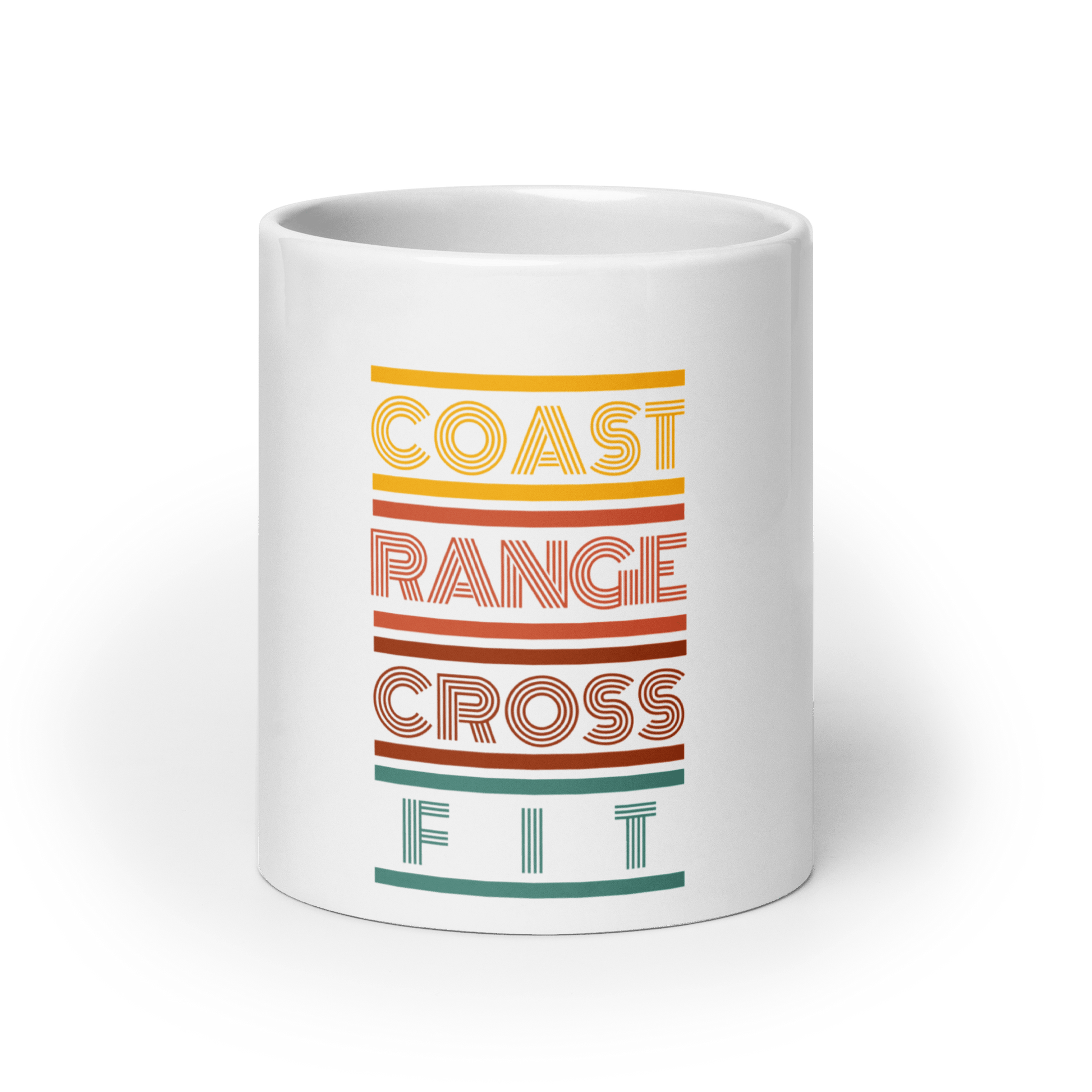 Coast Range Crossfit Mug In White - OVR & OUT