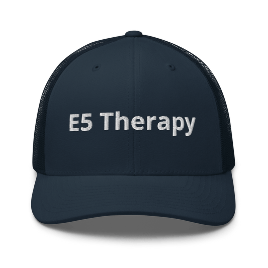 E5 Therapy Group Trucker Cap - OVR & OUT