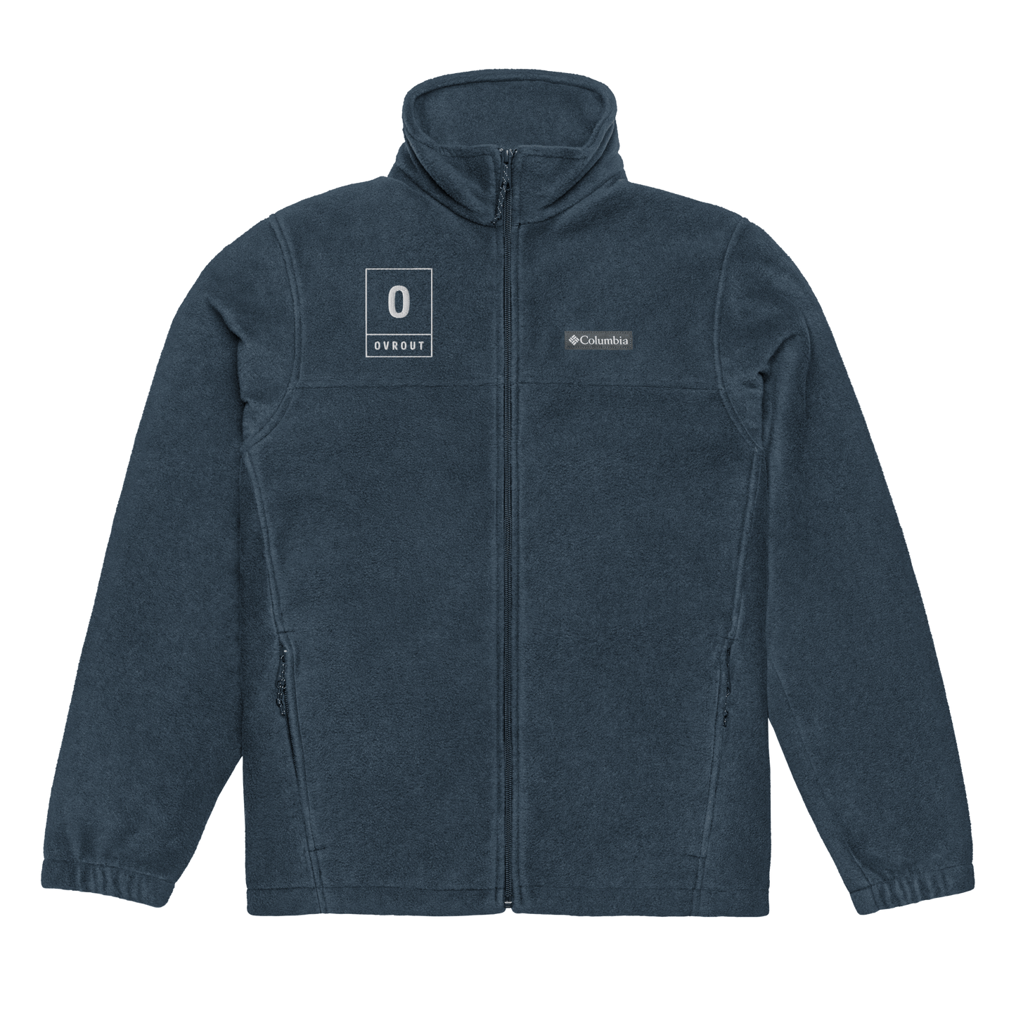 Embroidered Unisex Columbia fleece jacket - OVR & OUT