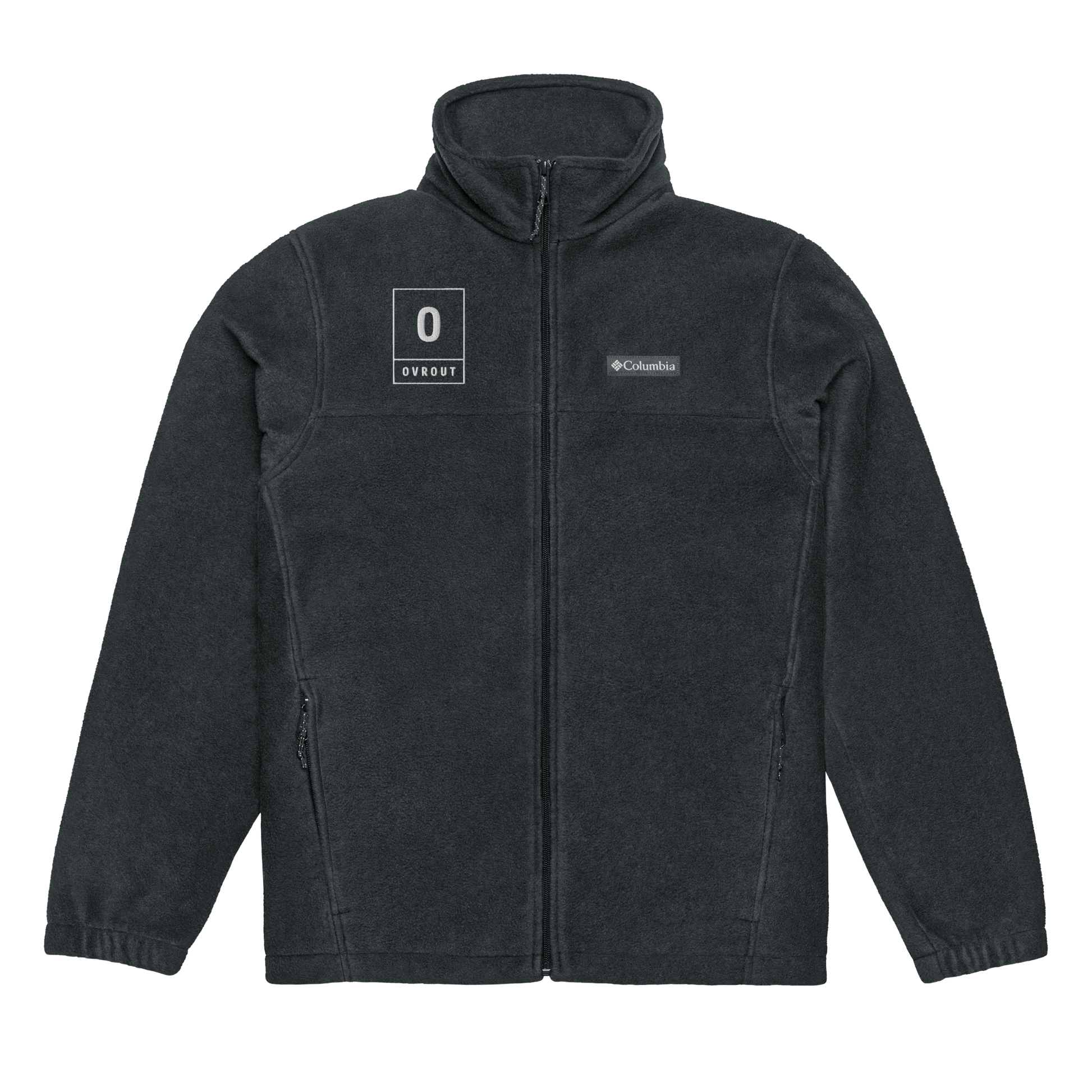 Embroidered Unisex Columbia fleece jacket - OVR & OUT