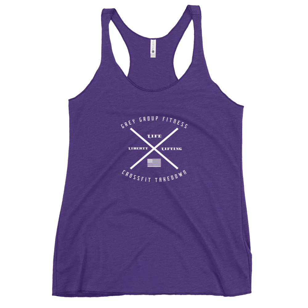 Grey Group Women's Racerback Tank - OVR & OUT