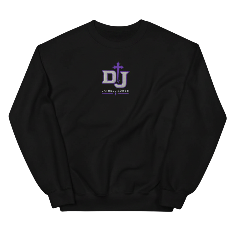 Datrell Jones Embroidered Crewneck Sweatshirt