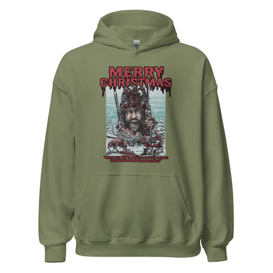 Merry Christmas Into The Darkness Hoodie - OVR & OUT