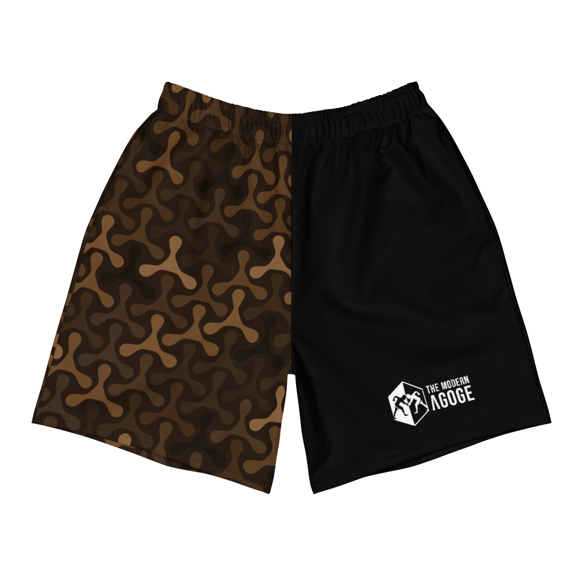 Modern Agoge Brown Athletic Shorts - OVR & OUT