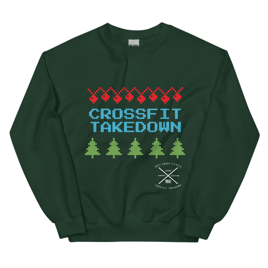 Tis The Season CrossFit Takedown Sweatshirt - OVR & OUT