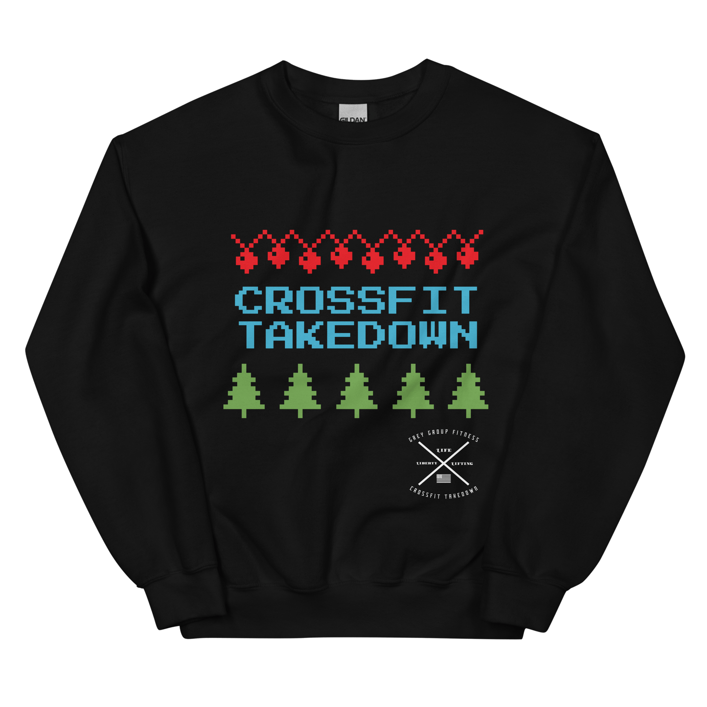 Tis The Season CrossFit Takedown Sweatshirt - OVR & OUT