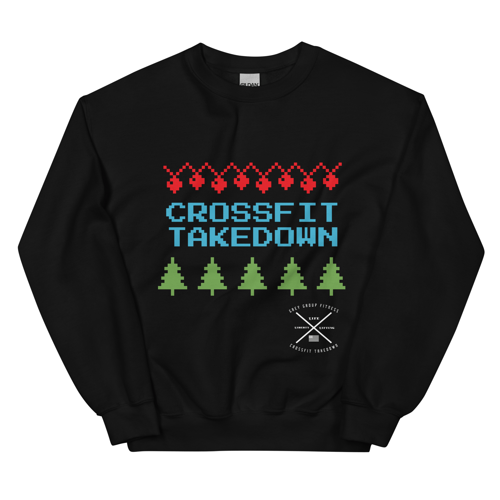 Tis The Season CrossFit Takedown Sweatshirt - OVR & OUT