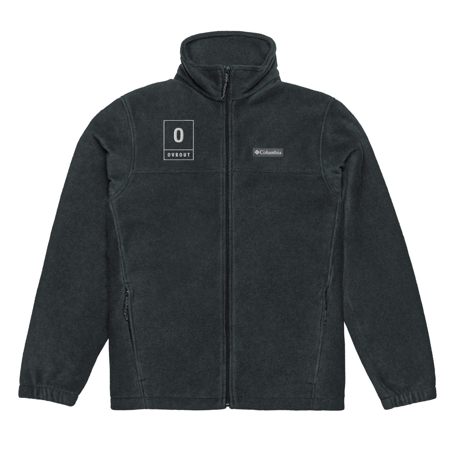 Embroidered Unisex Columbia fleece jacket - OVR & OUT