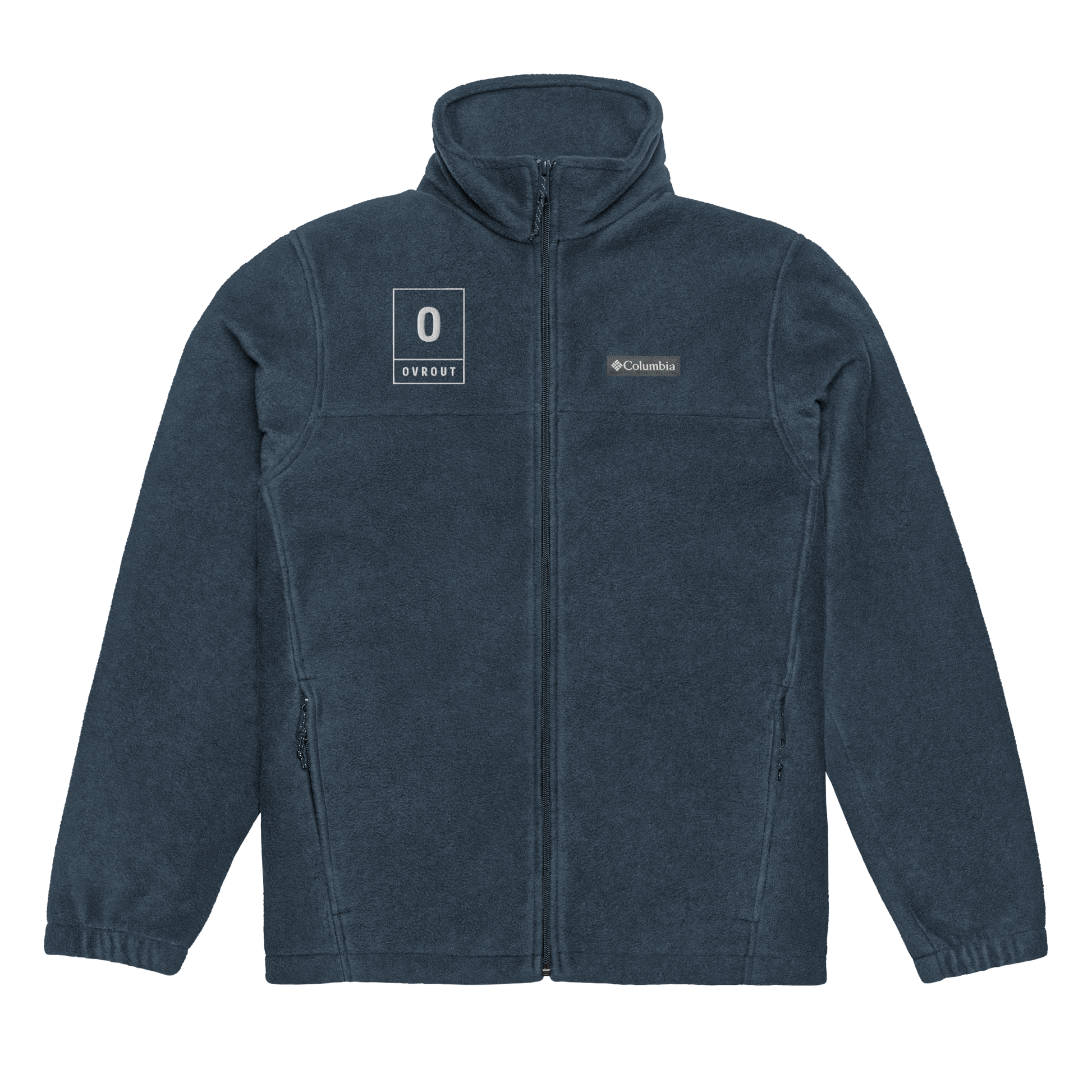 Embroidered Unisex Columbia fleece jacket - OVR & OUT