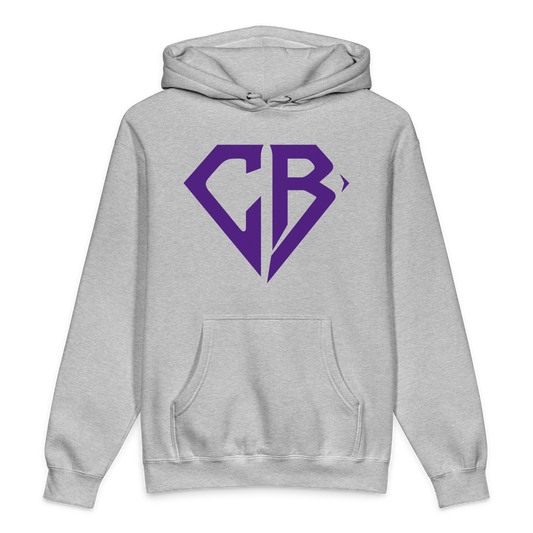 Camden Brown 4TheWhy Hoodie in Grey Heather, front view