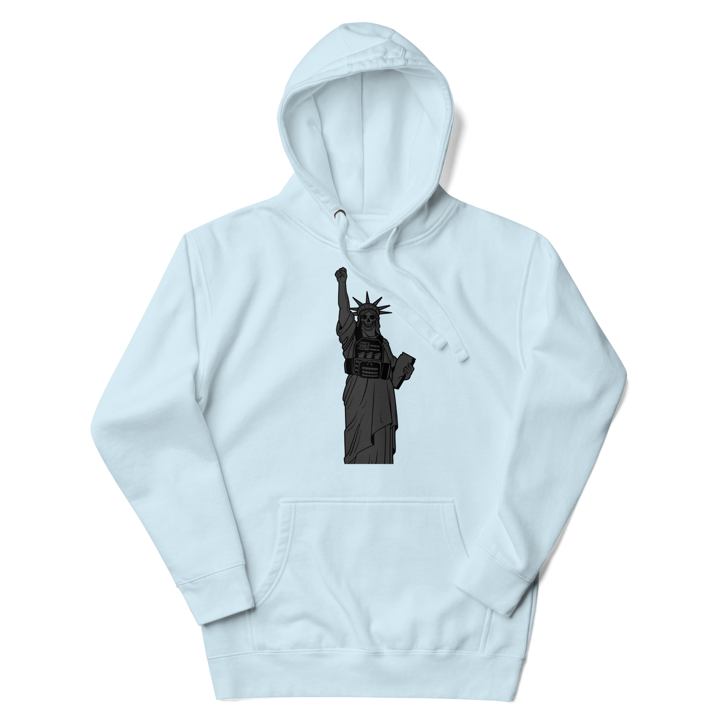 Blacked Out Liberty Unisex Hoodie