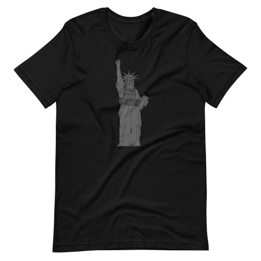 Blacked Out Liberty t-shirt