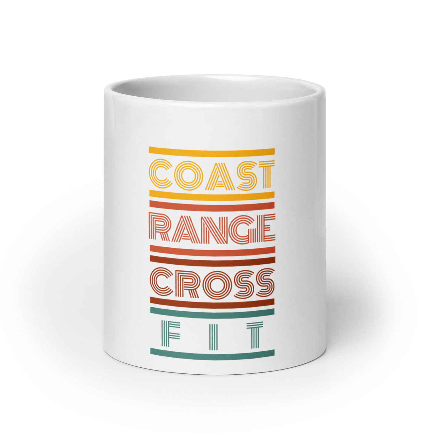 Coast Range Crossfit Mug In White