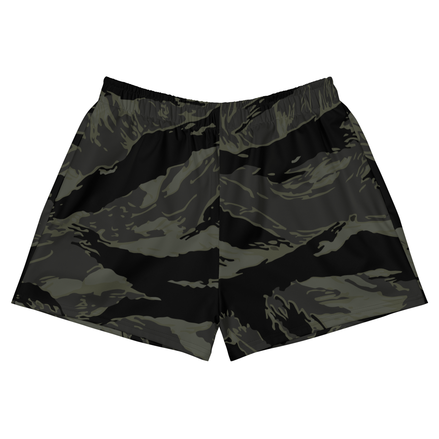 Women’s Black Tiger Stripe Shorts - OVR & OUT