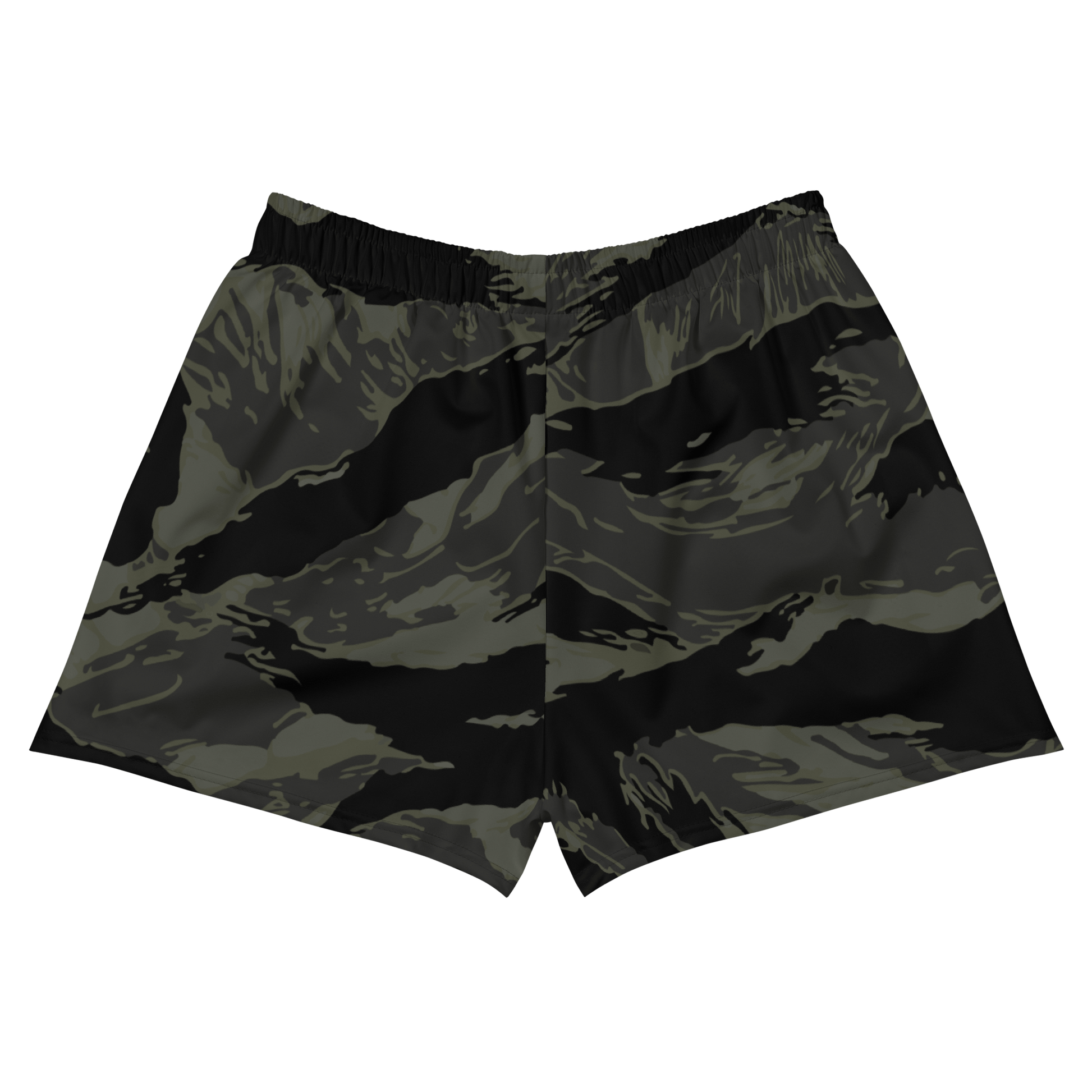 Women’s Black Tiger Stripe Shorts - OVR & OUT