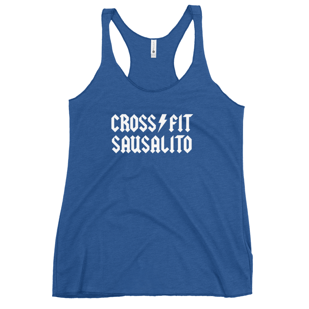 Women's CrossFit Sausalito Racerback Tank - OVR & OUT