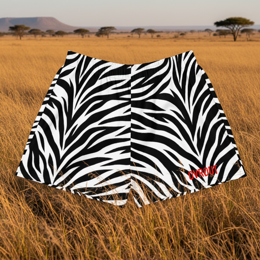 Zebra Shorties African Savanna Flat Lay