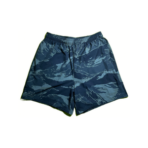 Black Tiger Stripe Shorts - OVR & OUT